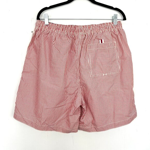 Tommy Hilfiger Swim Trunks Shorts Red Striped Large - Picture 4 of 6